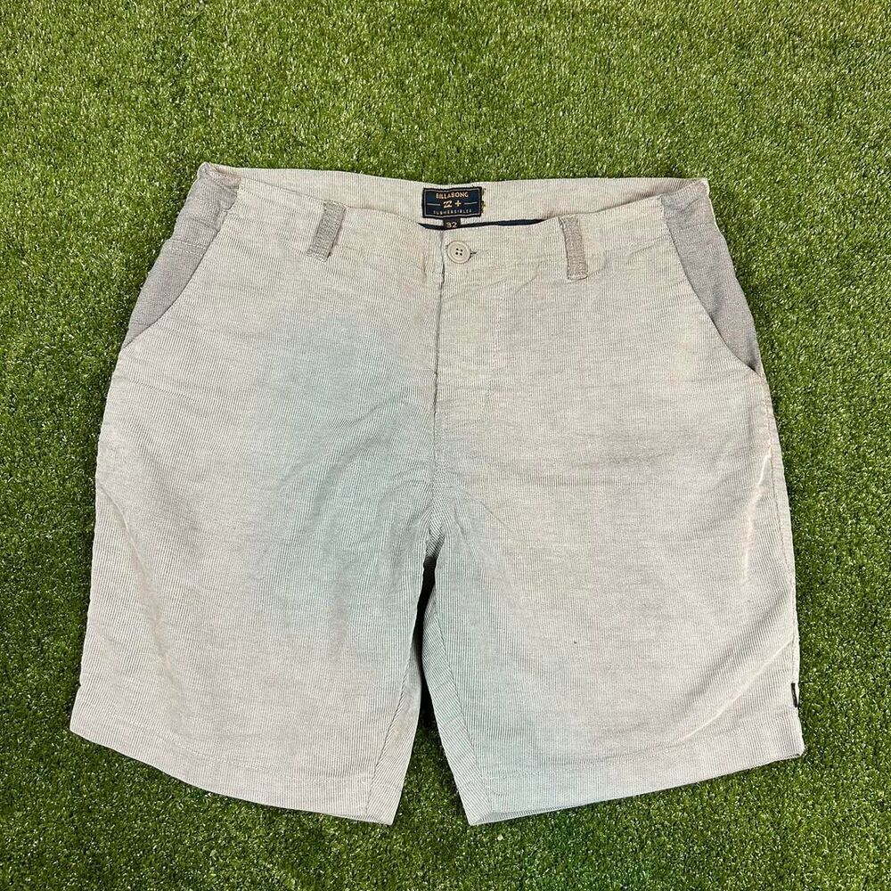 Billabong Men's Grey and Blue Shorts